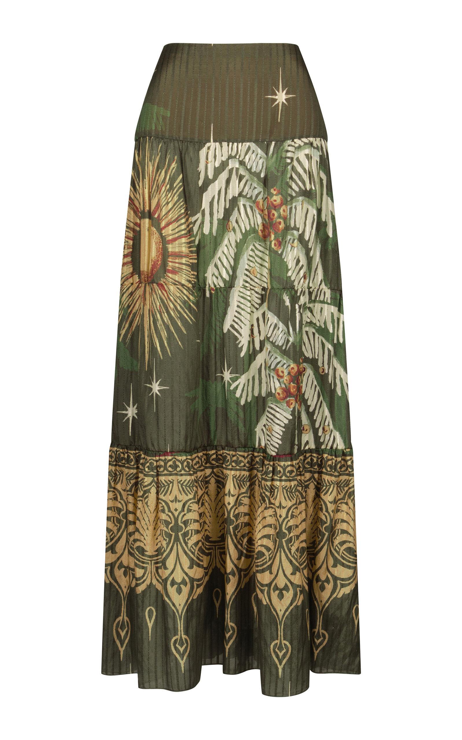 Johanna Ortiz Relatos De Mi Tierra Silk-Blend Maxi Skirt - Moda Operandi by JOHANNA ORTIZ