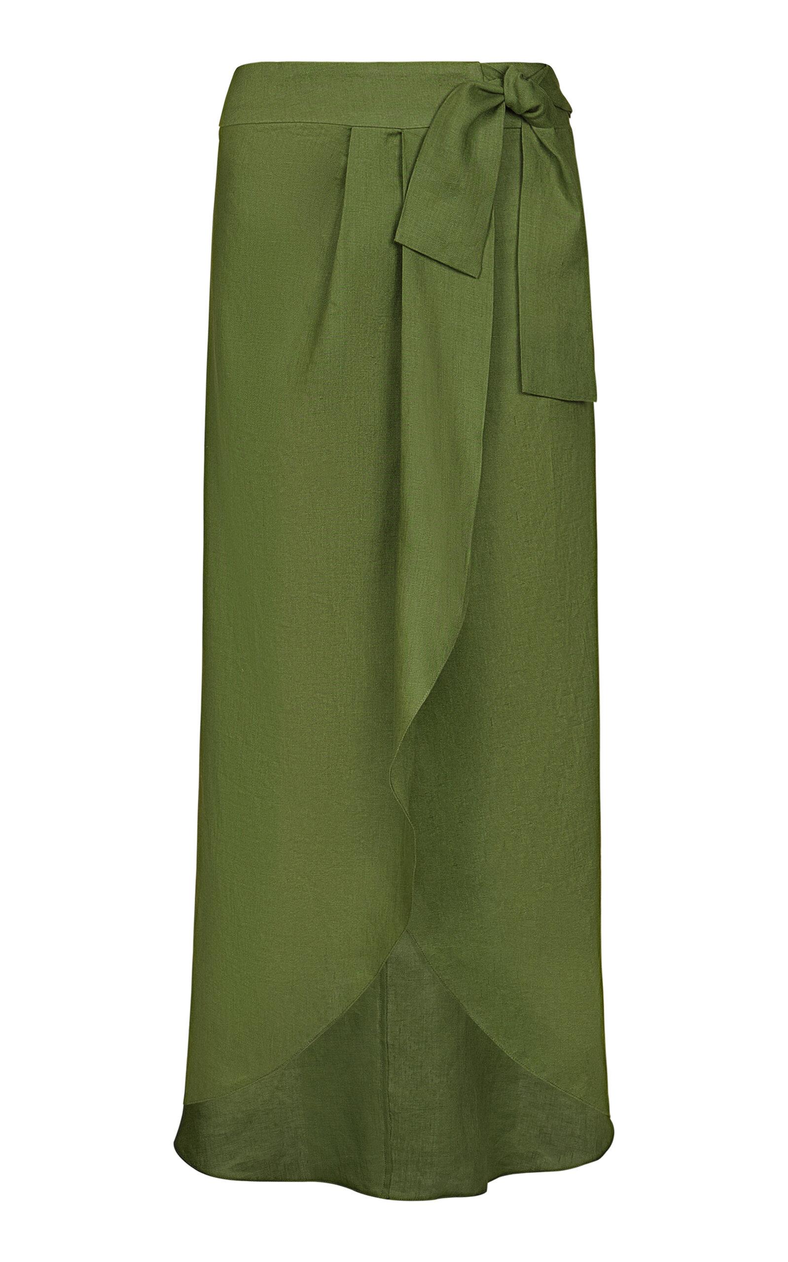 Johanna Ortiz Safari Wrap-Front Linen Maxi Skirt - Moda Operandi by JOHANNA ORTIZ