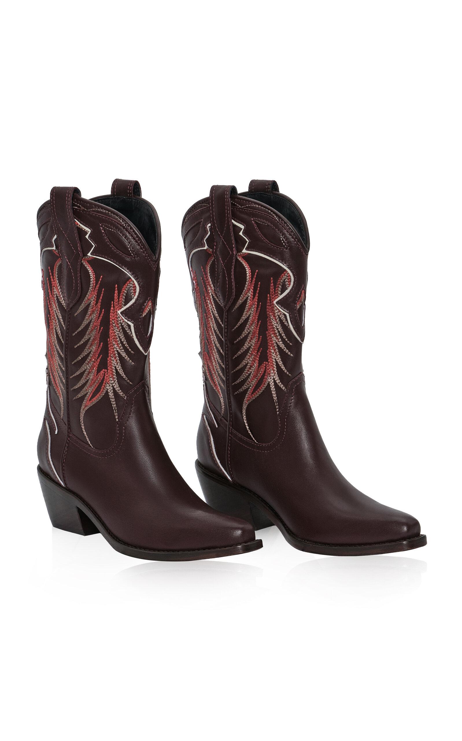Johanna Ortiz Wine Enchanted Canopy Boots - Moda Operandi by JOHANNA ORTIZ