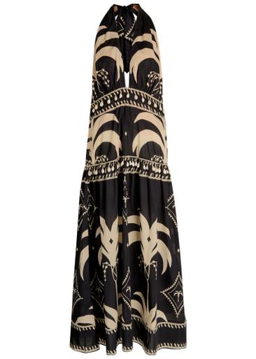 Latin Rhythms patterned cotton maxi dress by JOHANNA ORTIZ
