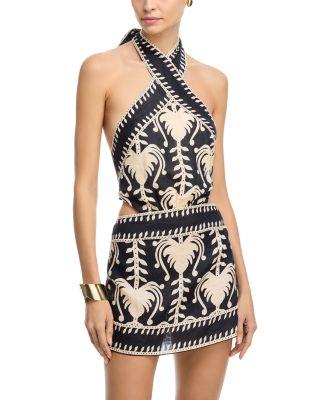 Linen Strength Mini Dress by JOHANNA ORTIZ