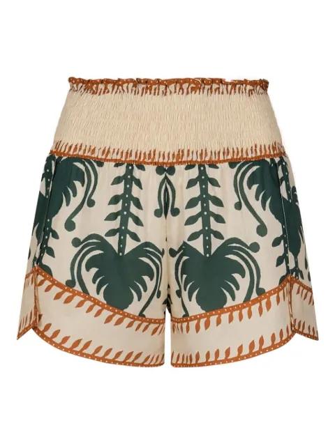 Linka smocked print short by JOHANNA ORTIZ