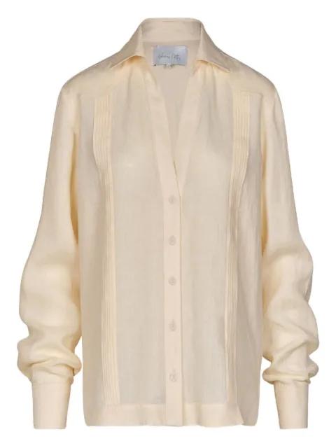 Manly Guayabera linen shirt by JOHANNA ORTIZ