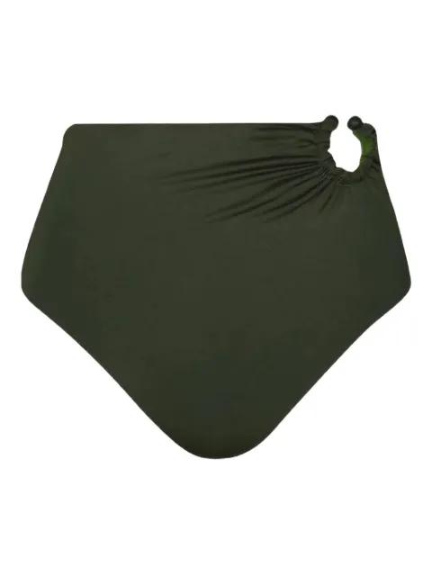 Marinera gathered high-waist bikini panty by JOHANNA ORTIZ