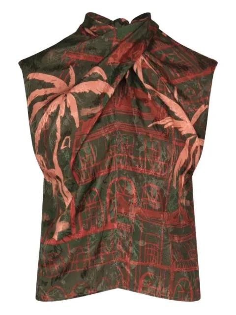 Mystic Shore printed top by JOHANNA ORTIZ