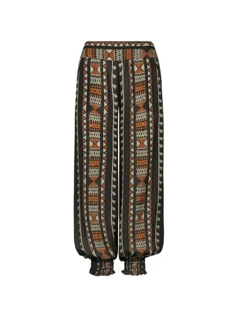 Nareem geometric-print tapered trousers by JOHANNA ORTIZ