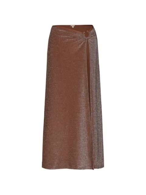 Nuevo Destino glitter-effect maxi skirt by JOHANNA ORTIZ