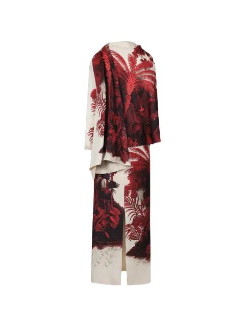 Ocean Of Secrets silk cape by JOHANNA ORTIZ