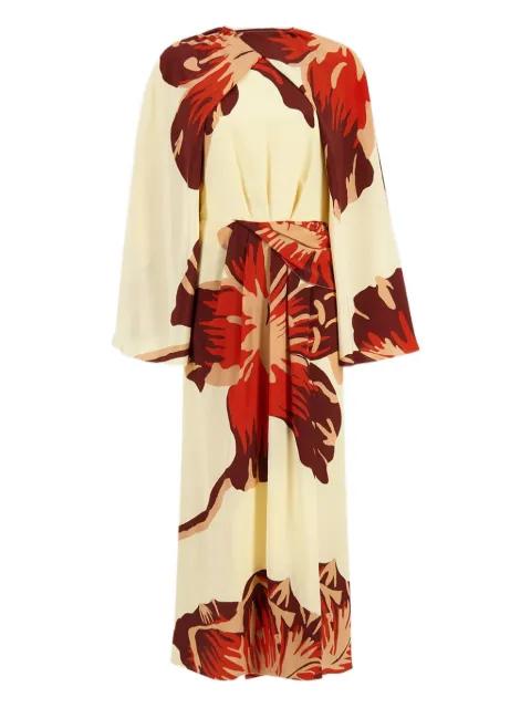 Odyssey floral-print midi dress by JOHANNA ORTIZ