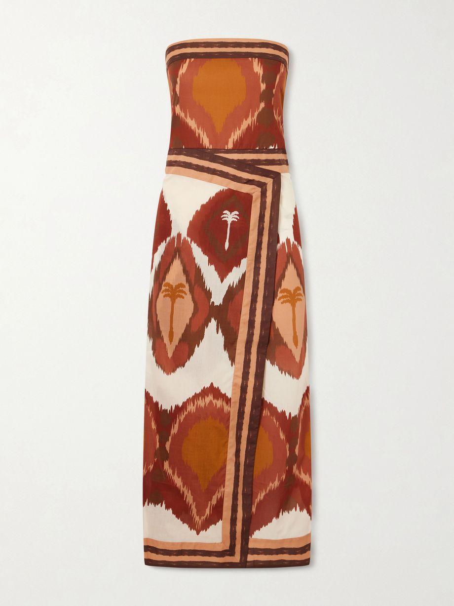 Printed cotton-poplin midi dress by JOHANNA ORTIZ