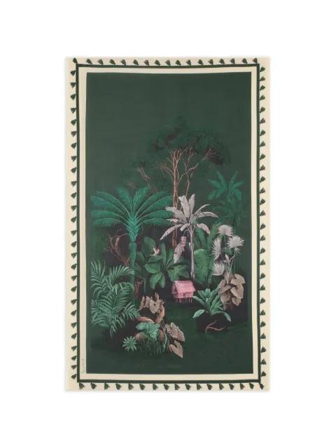 Rainforest Journey floral-print scarves by JOHANNA ORTIZ