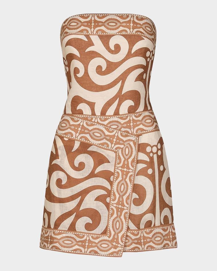 Raiz Ritual Wrap Mini Dress by JOHANNA ORTIZ
