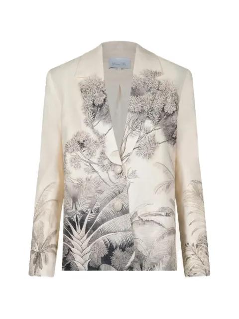 Rock The Plan tropical-print jacket by JOHANNA ORTIZ