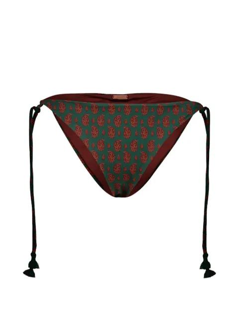 Sagrado paisley-print bikini bottoms by JOHANNA ORTIZ