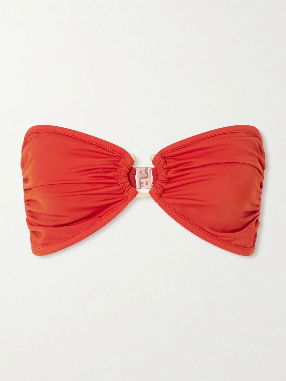 Seawaters embellished bikini top by JOHANNA ORTIZ