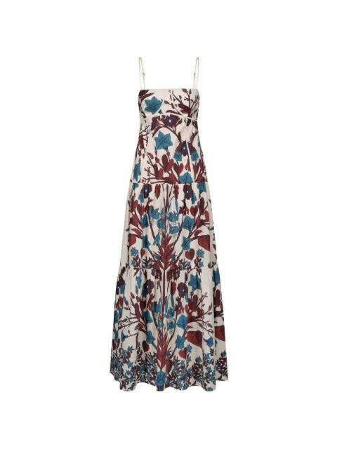 Simbólico floral-pattern maxi dress by JOHANNA ORTIZ