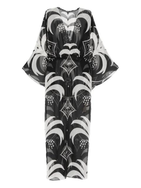 Spiritual Healers cape-sleeve maxi dress by JOHANNA ORTIZ
