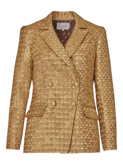 Tranquility jacquard double-breasted blazer by JOHANNA ORTIZ