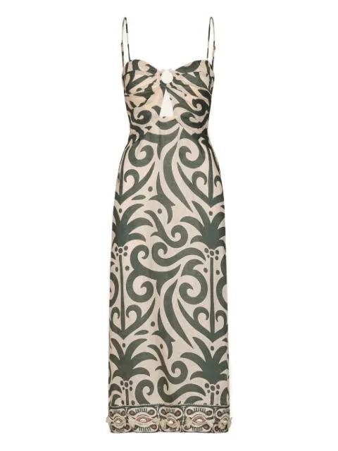 Water Adventure midi dress by JOHANNA ORTIZ