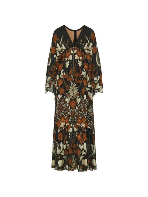 floral-print V-neck maxi dress by JOHANNA ORTIZ