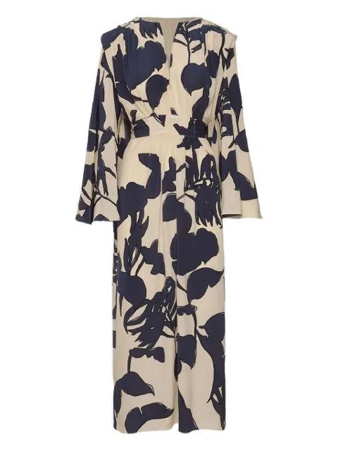 floral-print midi dress by JOHANNA ORTIZ
