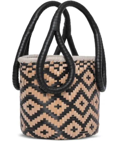 mini Understanding Of The Cosmos geometric bucket bag by JOHANNA ORTIZ