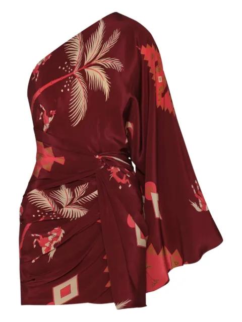 one-shoulder print mini dress by JOHANNA ORTIZ
