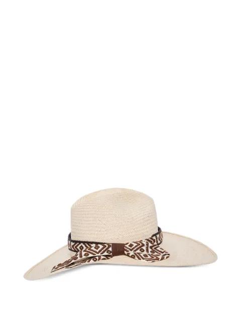 patterned ribbon hat by JOHANNA ORTIZ