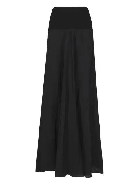 pleated elastic-waist skirt by JOHANNA ORTIZ