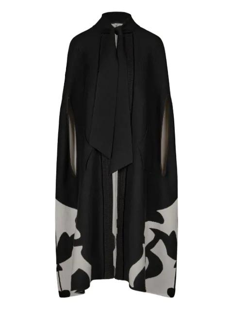 tie-neck cape by JOHANNA ORTIZ