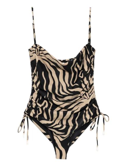 zebra-print swimsuit by JOHANNA ORTIZ