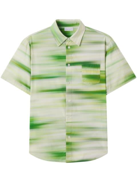 abstract-pattern short-sleeve shirt by JOHN ELLIOTT