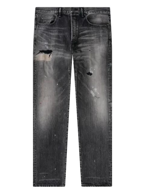 distressed-finish jeans by JOHN ELLIOTT