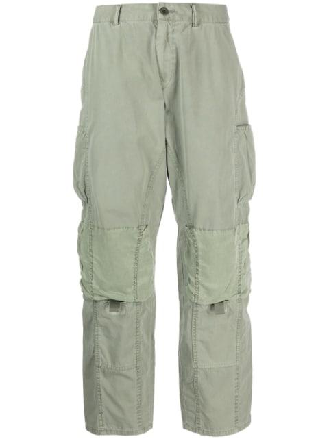 mid-rise straight-leg work trousers by JOHN ELLIOTT