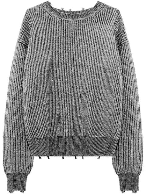 ribbed-knit crewneck jumper by JOHN ELLIOTT