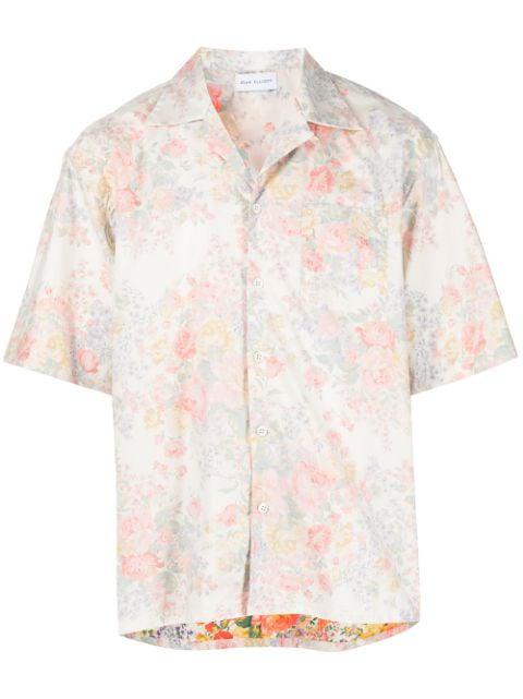 shortsleeved floral-print shirt by JOHN ELLIOTT