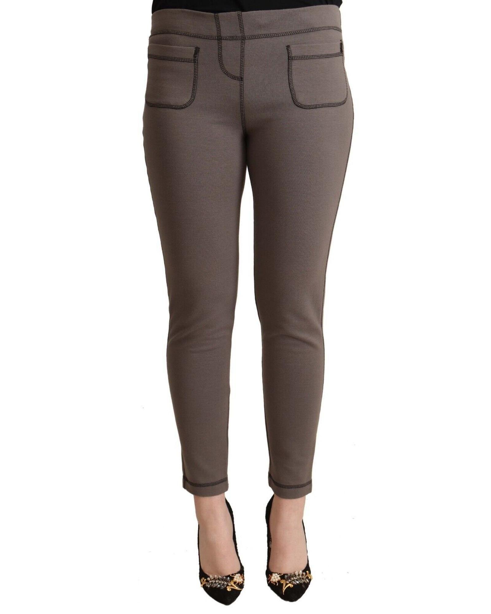 Leggings Slim Fit- Gray Jeans by JOHN GALLIANO