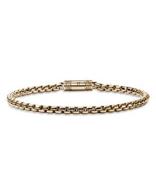 14K Yellow Gold Box Chain Bracelet by JOHN HARDY
