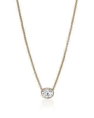 14K Yellow Gold JH Lovestruck™ Lab Grown Diamond Solitaire Bezel Pendant Necklace by JOHN HARDY