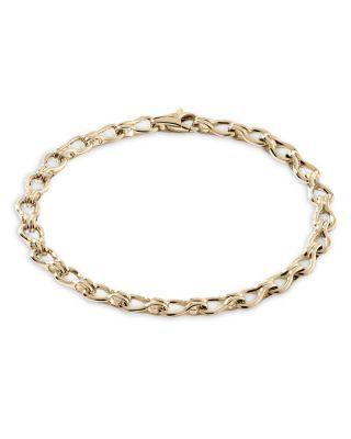 14K Yellow Gold Surf Open Link Chain Bracelet by JOHN HARDY