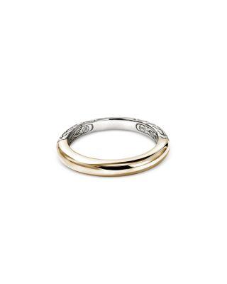 14K Yellow Gold & Sterling Silver JH Essentials Two-Tone Band by JOHN HARDY
