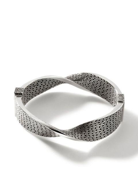 Classic Chain sterling silver bangle by JOHN HARDY