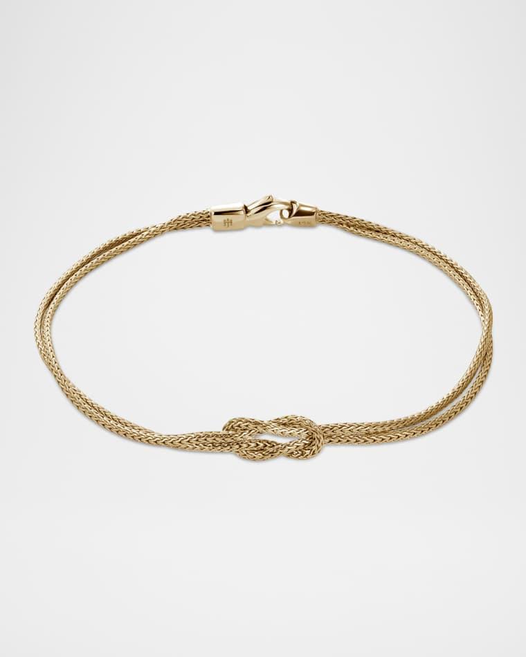 Love Knot 14K Yellow Gold Chain Bracelet, 1.8mm by JOHN HARDY
