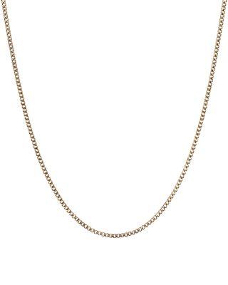 Men's 14K Yellow Gold Chain Curb Link Necklace by JOHN HARDY