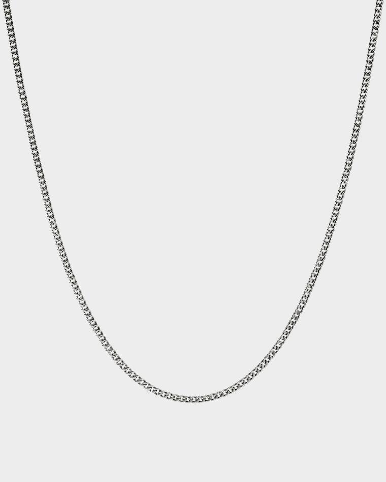 Men's Sterling Silver Curb Chain Necklace, 2.1mm by JOHN HARDY