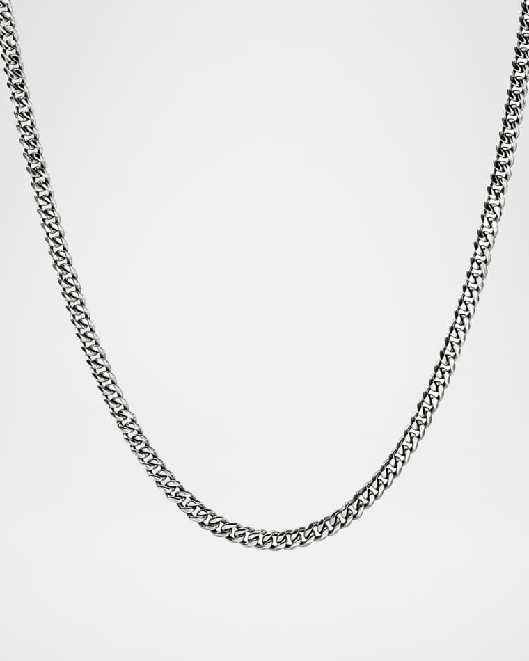Men's Sterling Silver Curb Chain Necklace, 3.9mm by JOHN HARDY