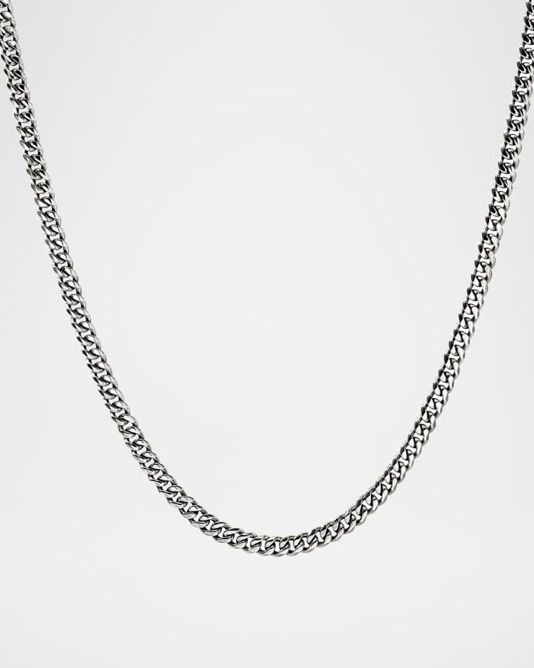 Men's Sterling Silver Curb Chain Necklace, 3.9mm by JOHN HARDY
