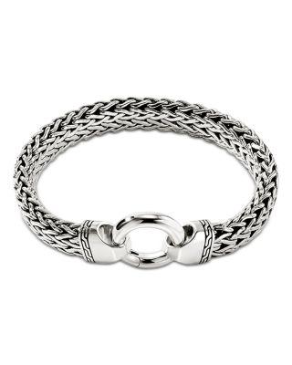 Men's Sterling Silver Icon Extension Flat Chain Bracelet by JOHN HARDY