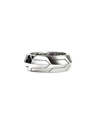 Men's Sterling Silver Icon Polished Geometric Band by JOHN HARDY