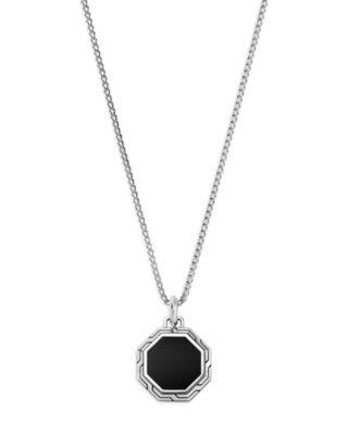 Men's Sterling Silver Onyx Pendant Necklace by JOHN HARDY